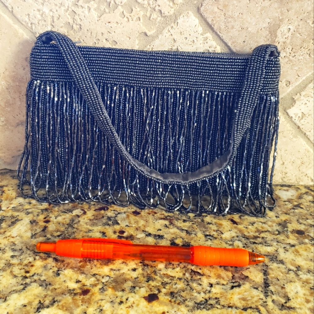 Carlo Fellini all over beaded purse